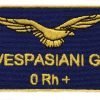 Patch personalizzata su tessuto Ricamo 100% poliestere. Misure della toppa cm. 9x5,5 c/a Da cucire, con velcro o da applicare a caldo.