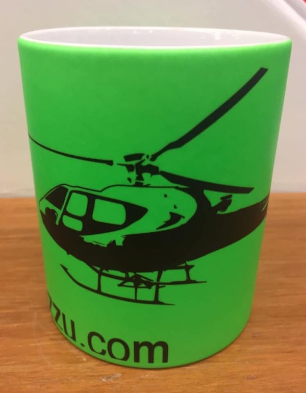 Tazza elicottero b2 350 colore verde .-2610