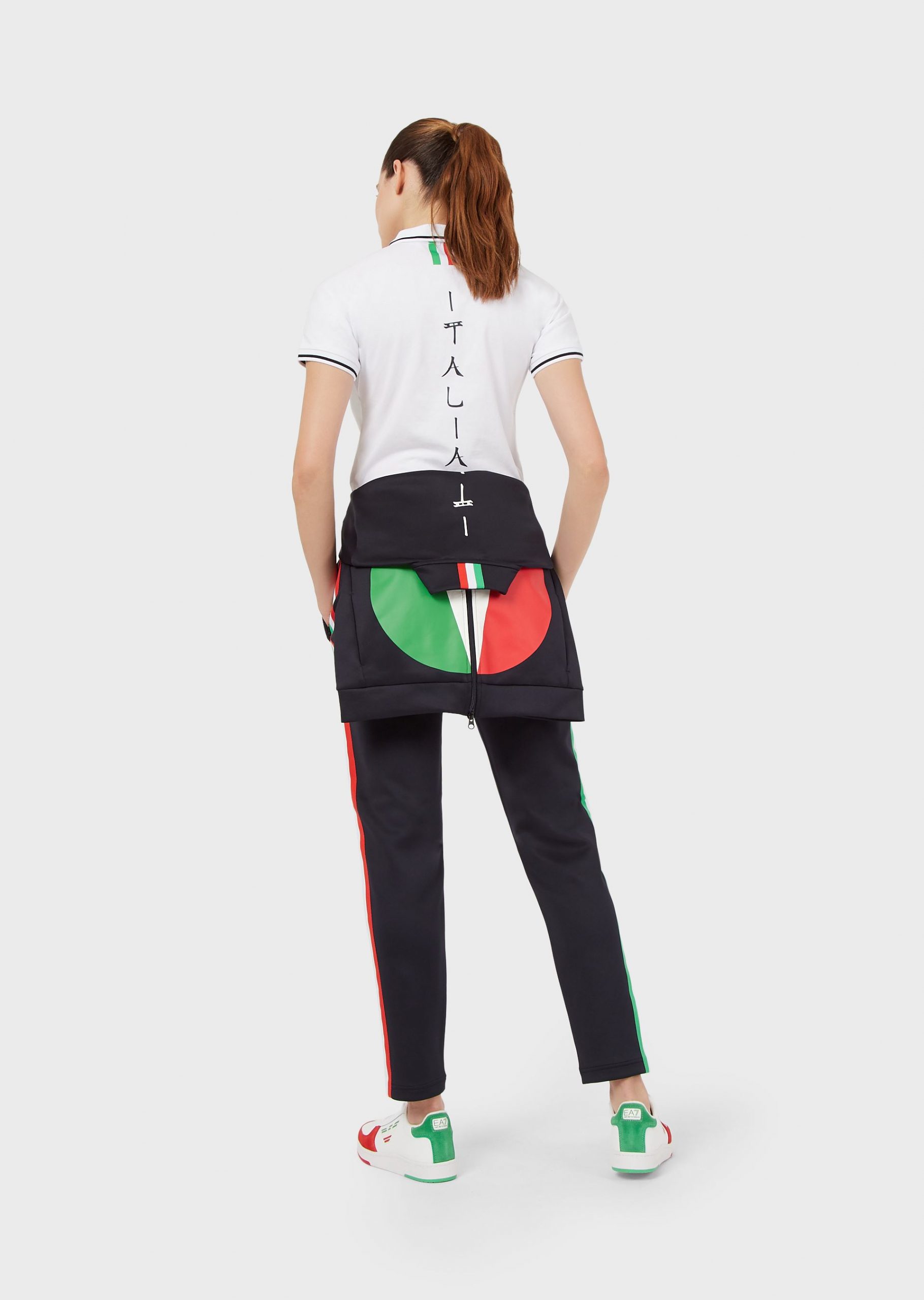 Olimpiadi Invernali Pechino 2022 Tuta in felpa di cotone Donna | EMPORIO  ARMANI Donna