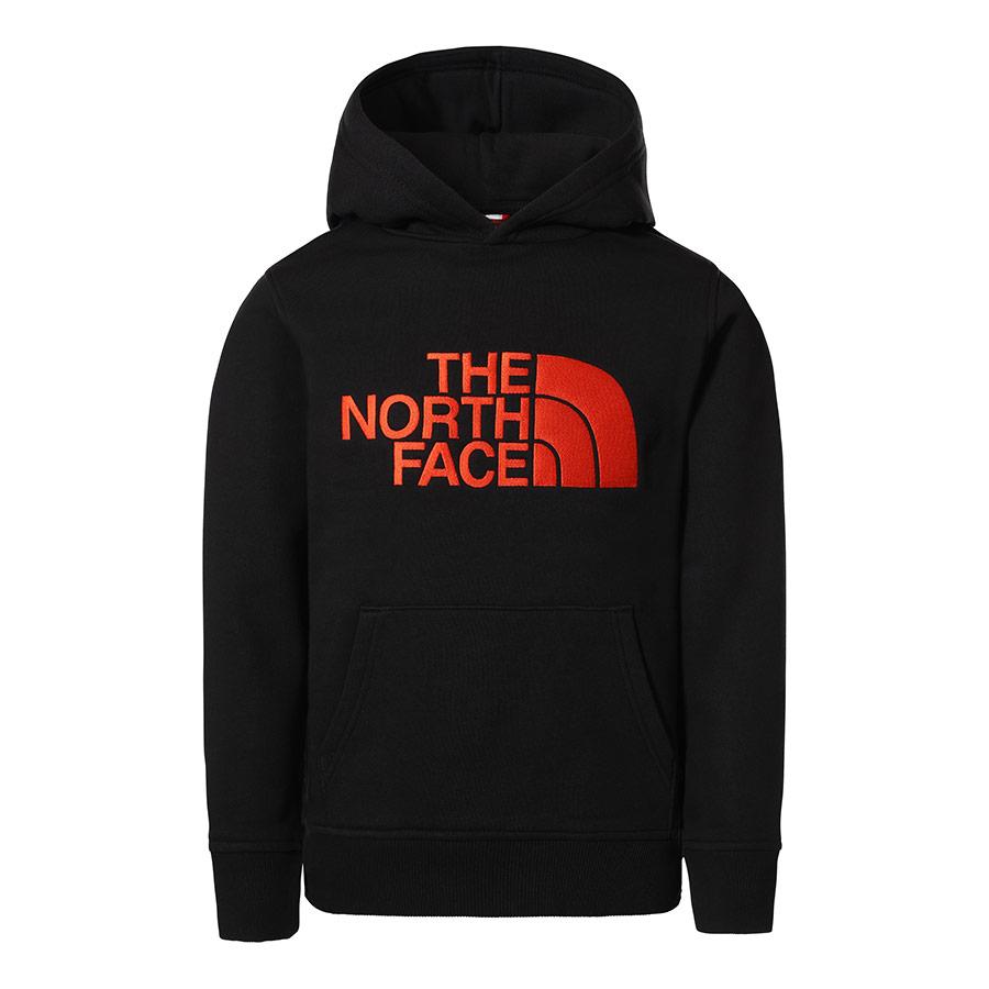 The North Face - Felpa con cappuccio The North Face Drew Peak II nero rosso  bambino – TuttoSport Mazzucchi
