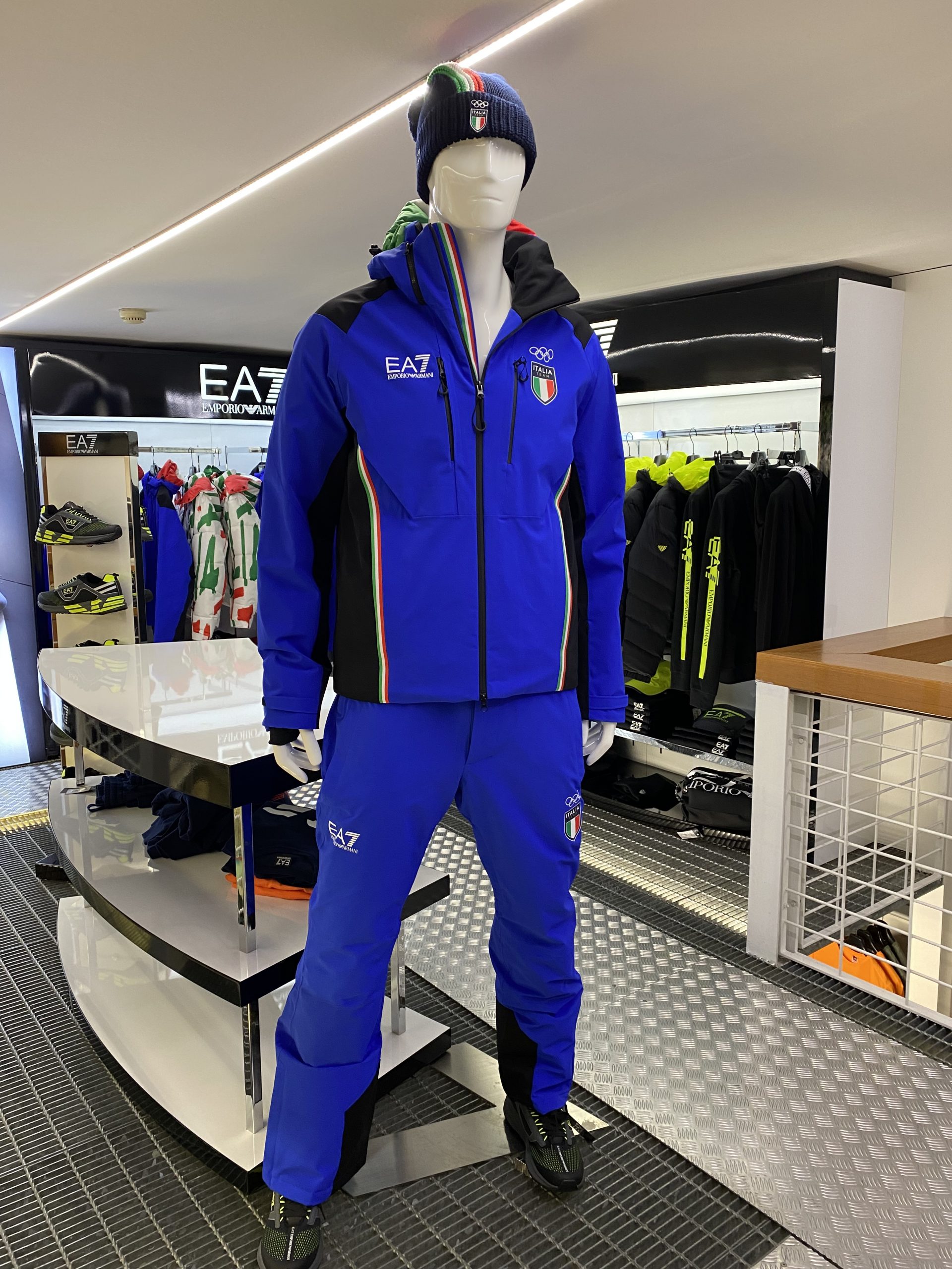 giacca armani olimpiadi